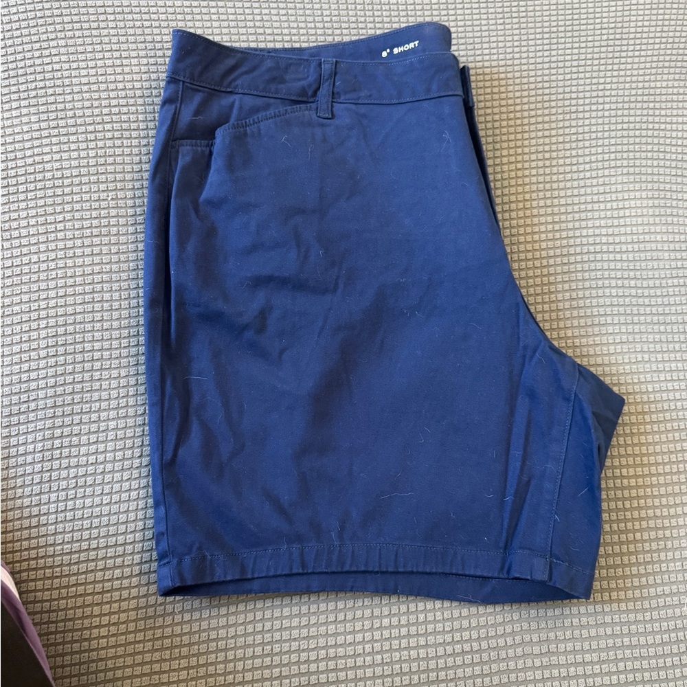 St. John's Bay Women's Mid Rise Shorts - Dark Blue 22W nWT - Picture 6 of 6